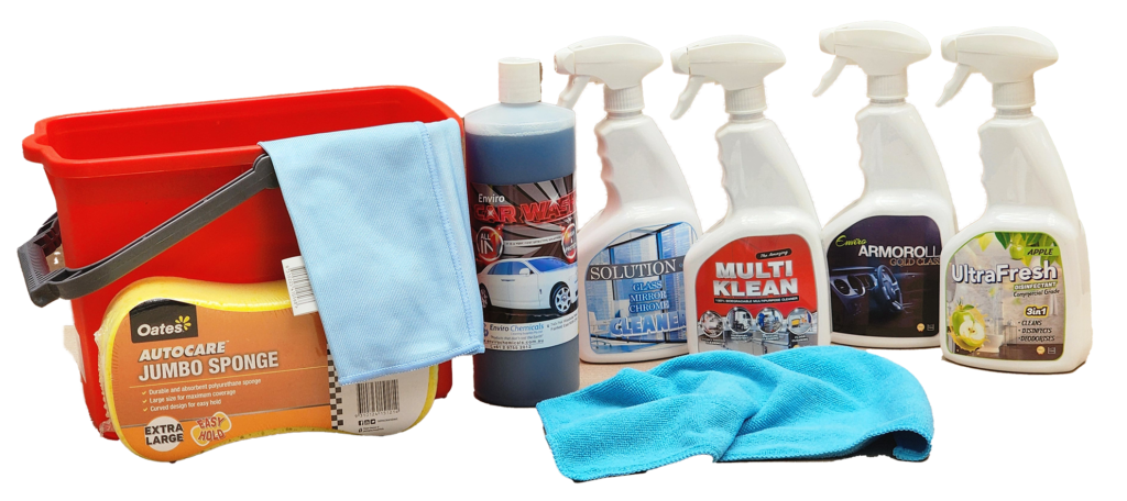 Car Wash Care Kit Enviro Chemicals Cleaning Supplies