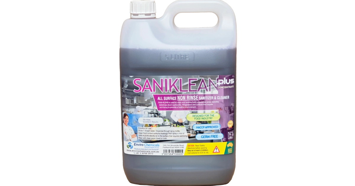SaniKlean Plus Food Surface Sanitiser Concentrated