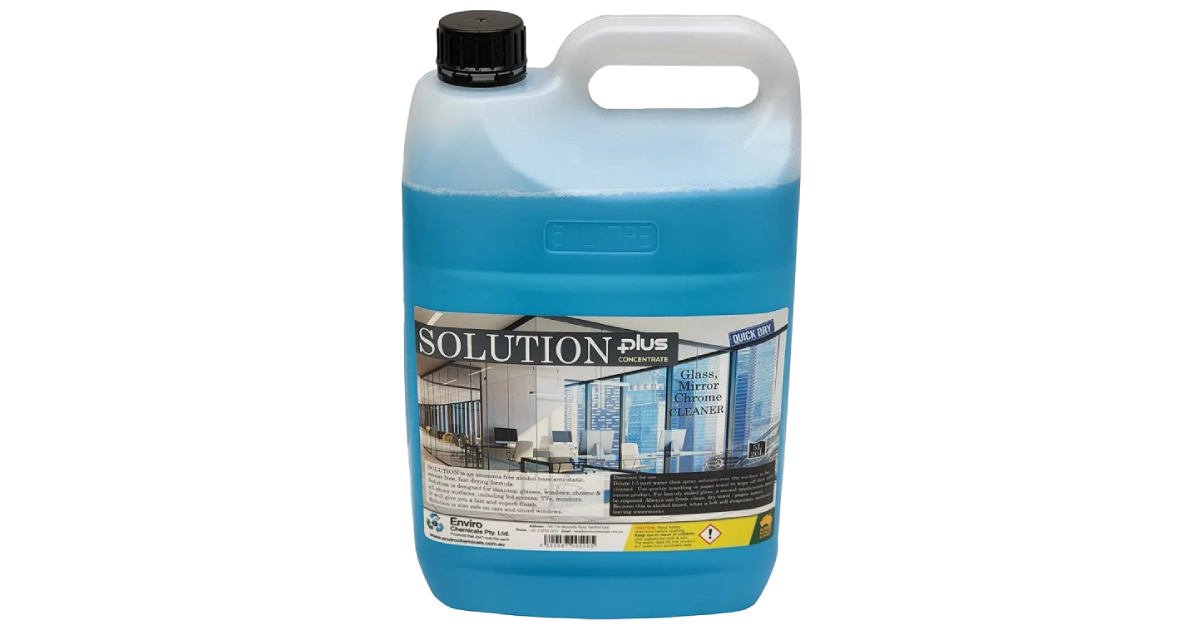 Solution Plus Glass Mirror Cleaner Concentrated
