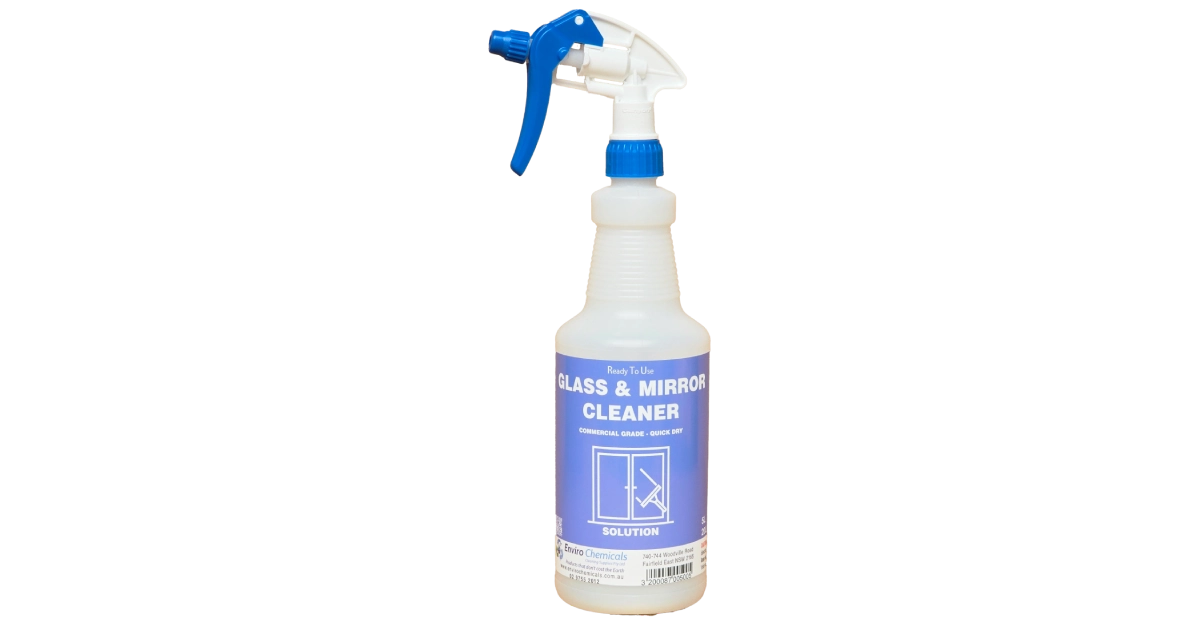 Spray Bottle Solution Glass Mirror Cleaner With Trigger