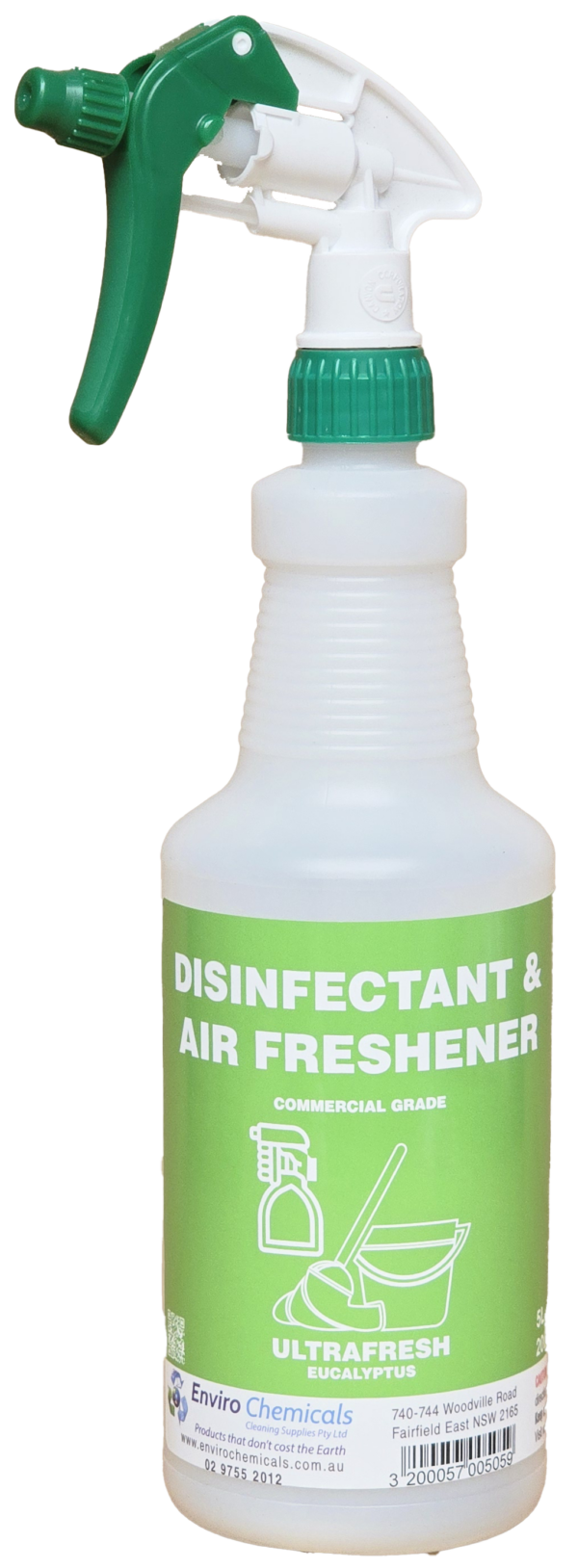 Spray Bottle UltraFresh Disinfectant Eucalyptus With Trigger
