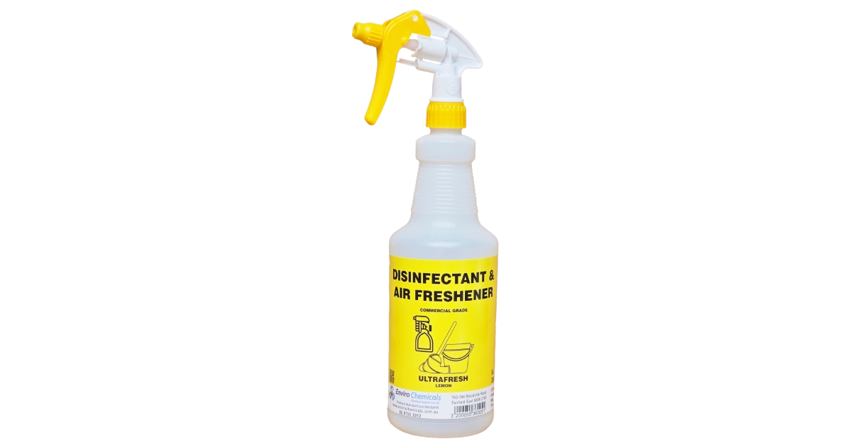 Spray Bottle UltraFresh Disinfectant Lemon With Trigger