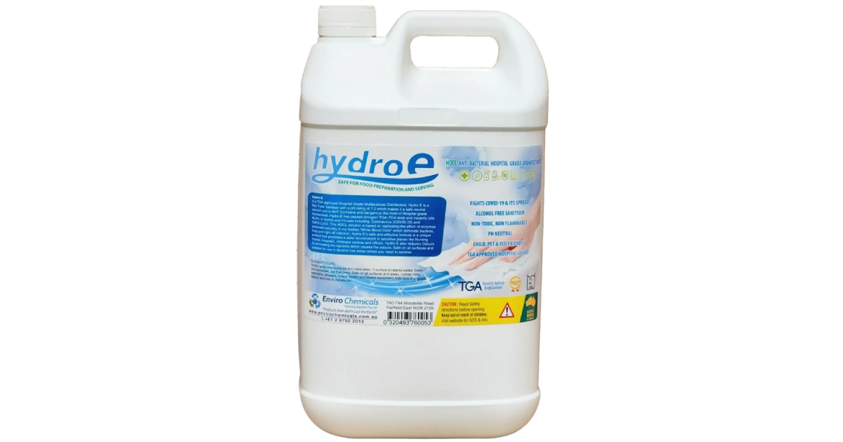 Hydro-e Hospital Grade Disinfectant (Advanced HOCL Base Alcohol Free)