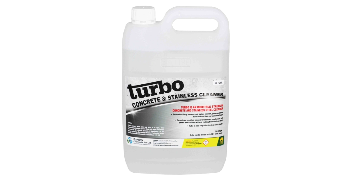 Turbo Stainless/Steel & Concrete Cleaner