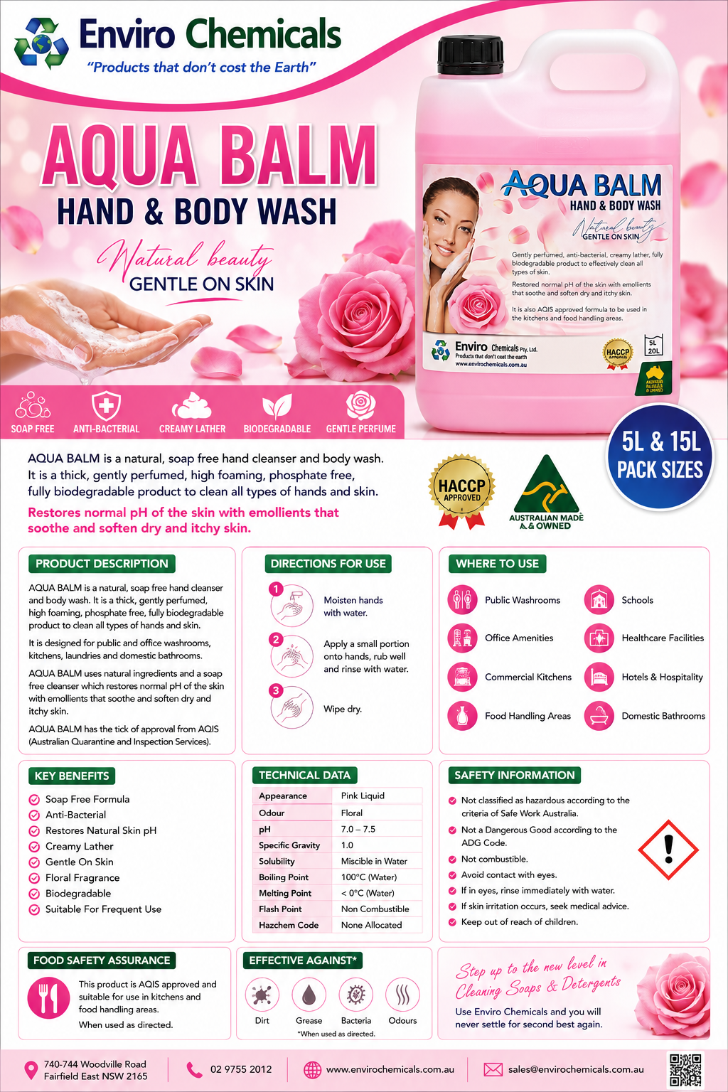 Aquabalm Hand & Body Wash