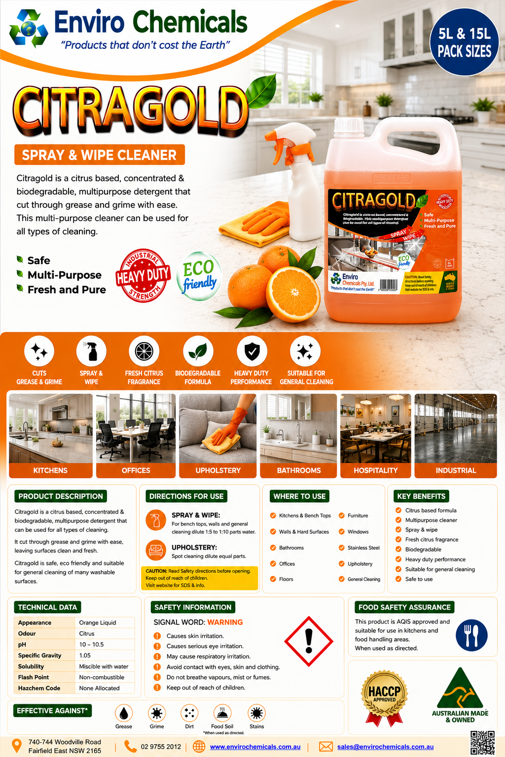 Citrus Base Spray & Wipe