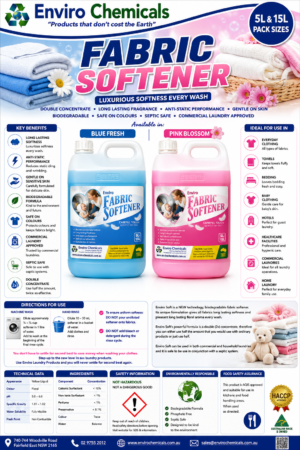 Enviro Chemicals Fabric Softener Blue