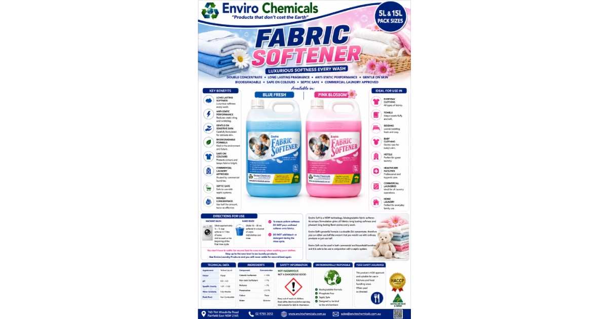 Fabric Softener Pink