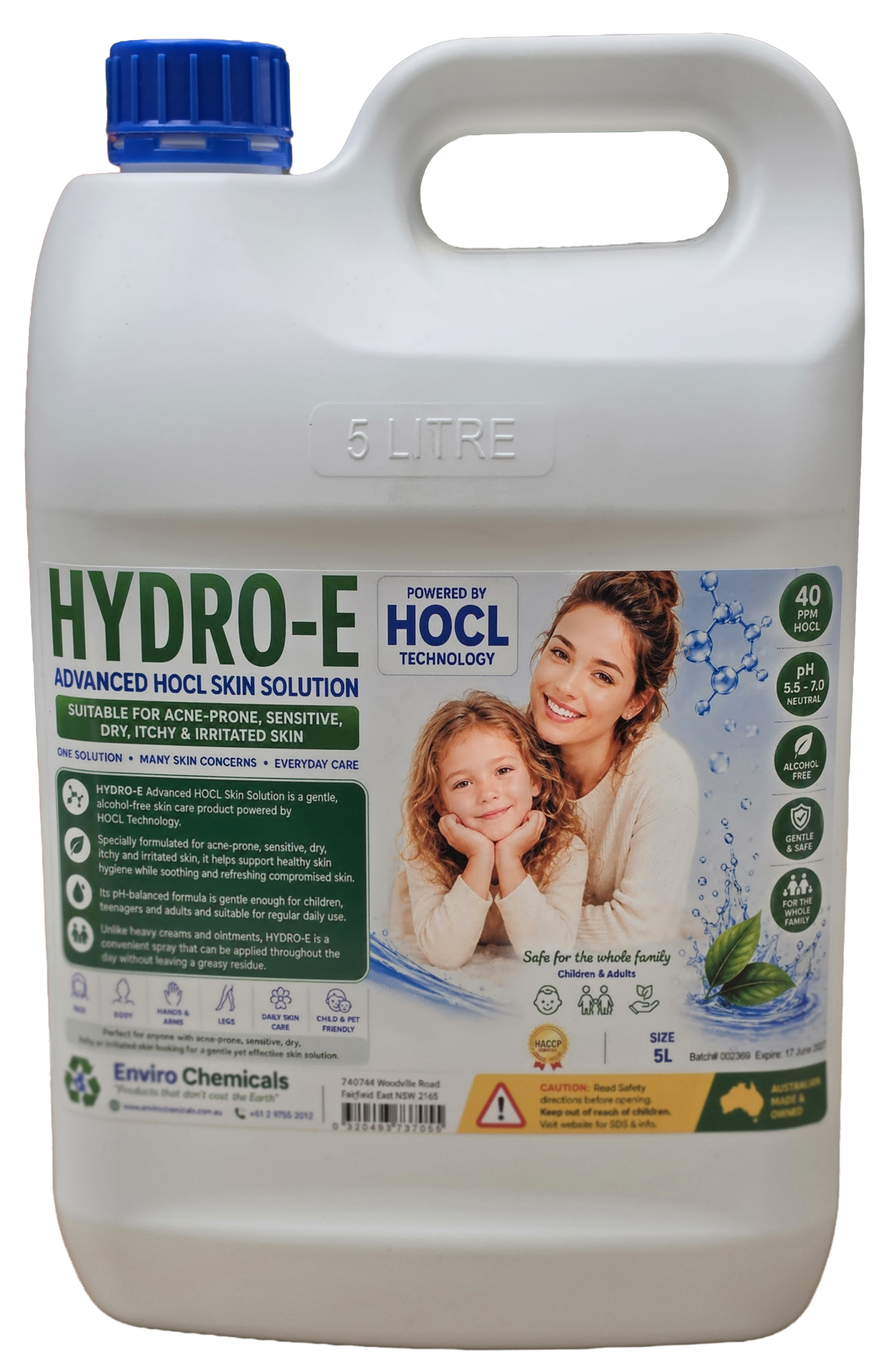 Hydro-E Advanced HOCL Skin Solution