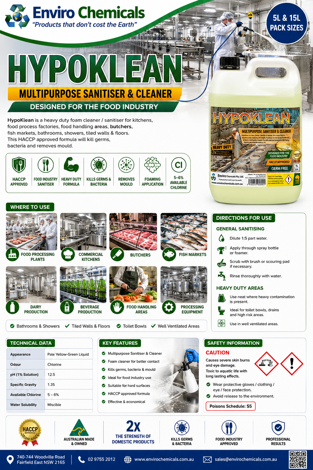 Hevy Duty Alround Sanitiser Cleaner