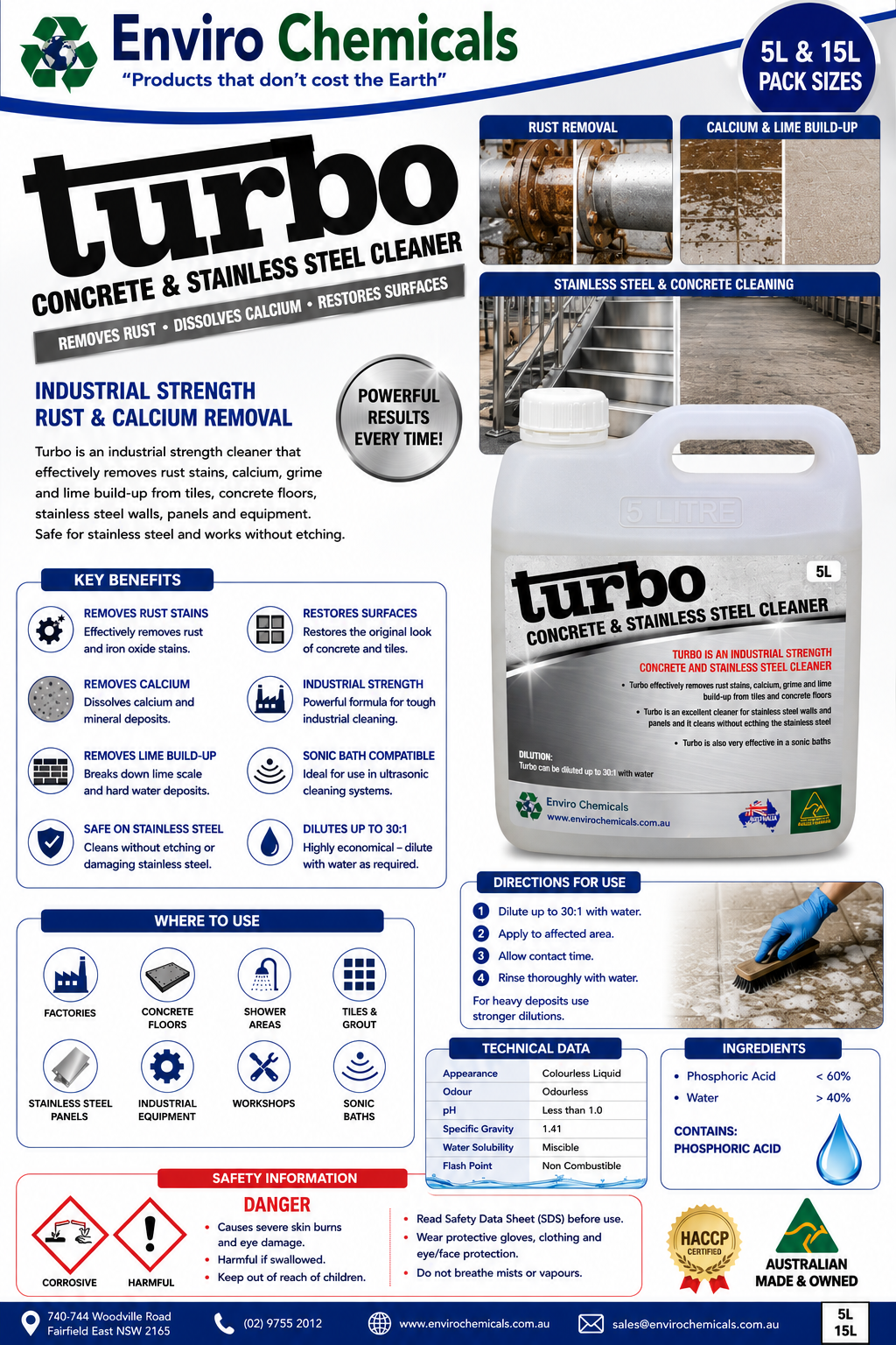 Stainless Steel & Concrete Cleaner