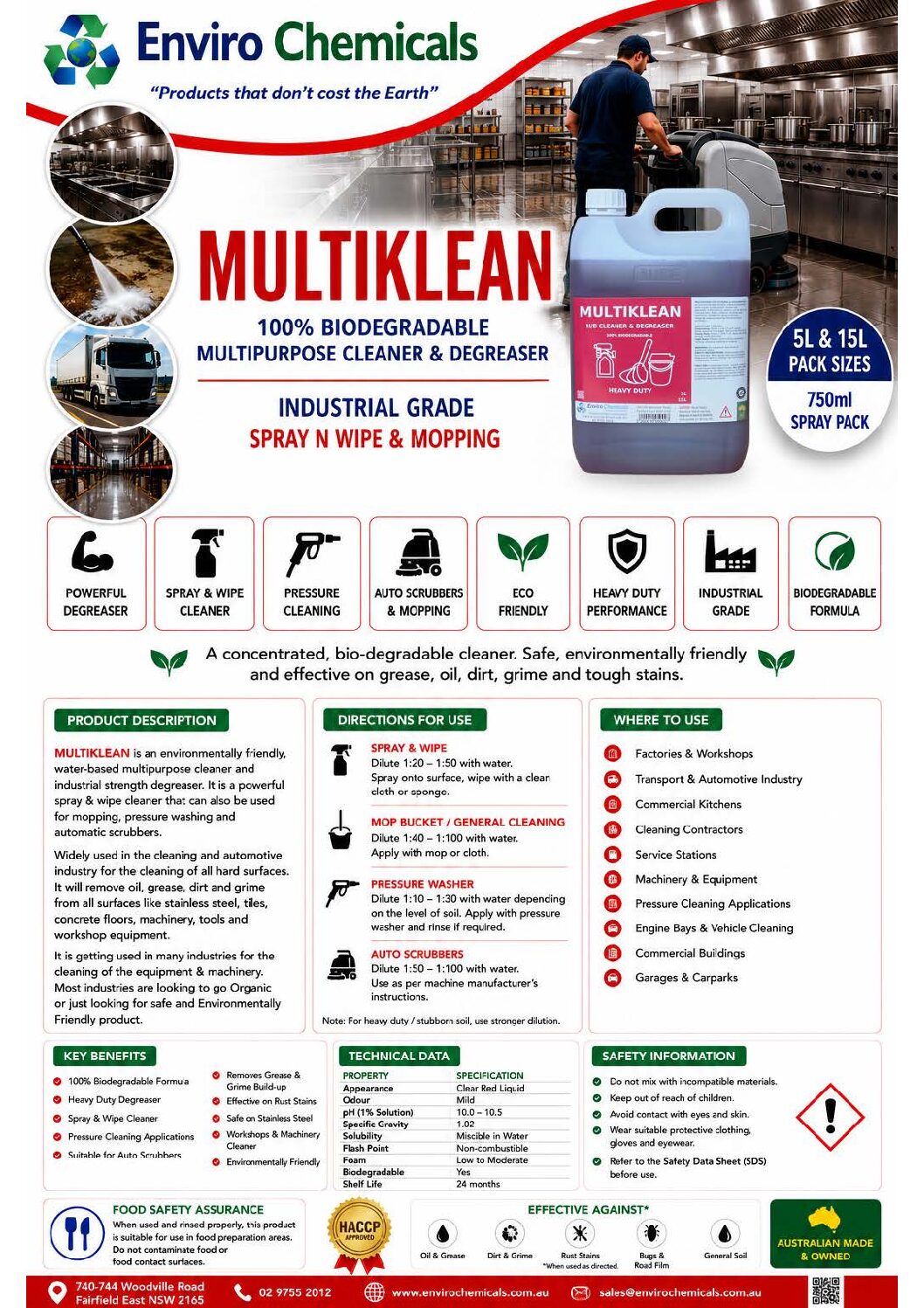 MultiKlean H/D Multipurpose Cleaner Degreaser - Image 3