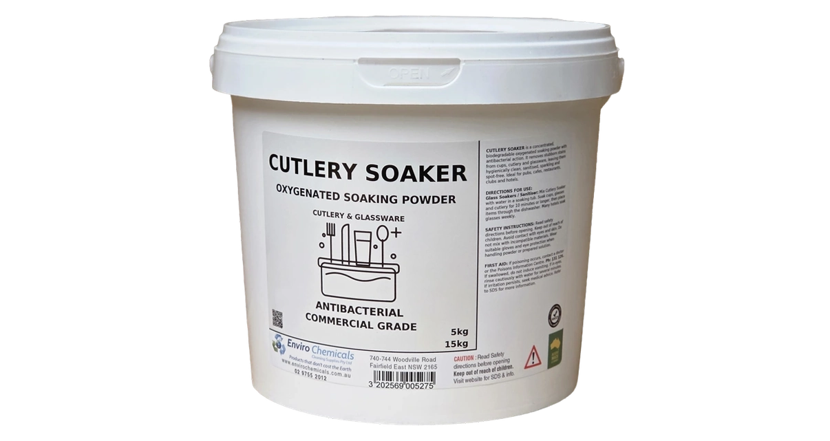 Cutlery Soaker Oxygenated Antibacterial