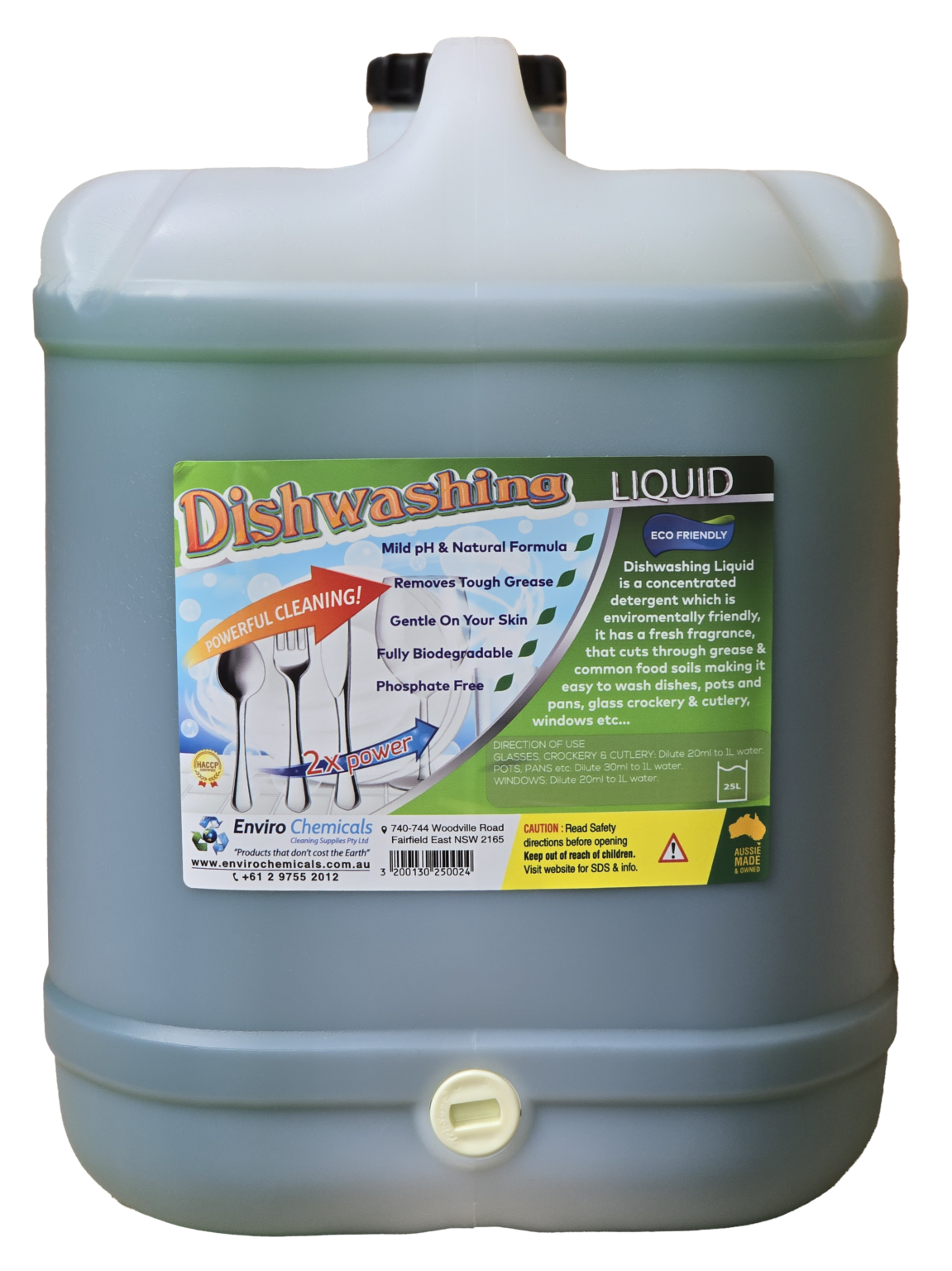 Enviro Dishwashing Liquid 20lt – Manual Dishwashing Detergent – Enviro ...