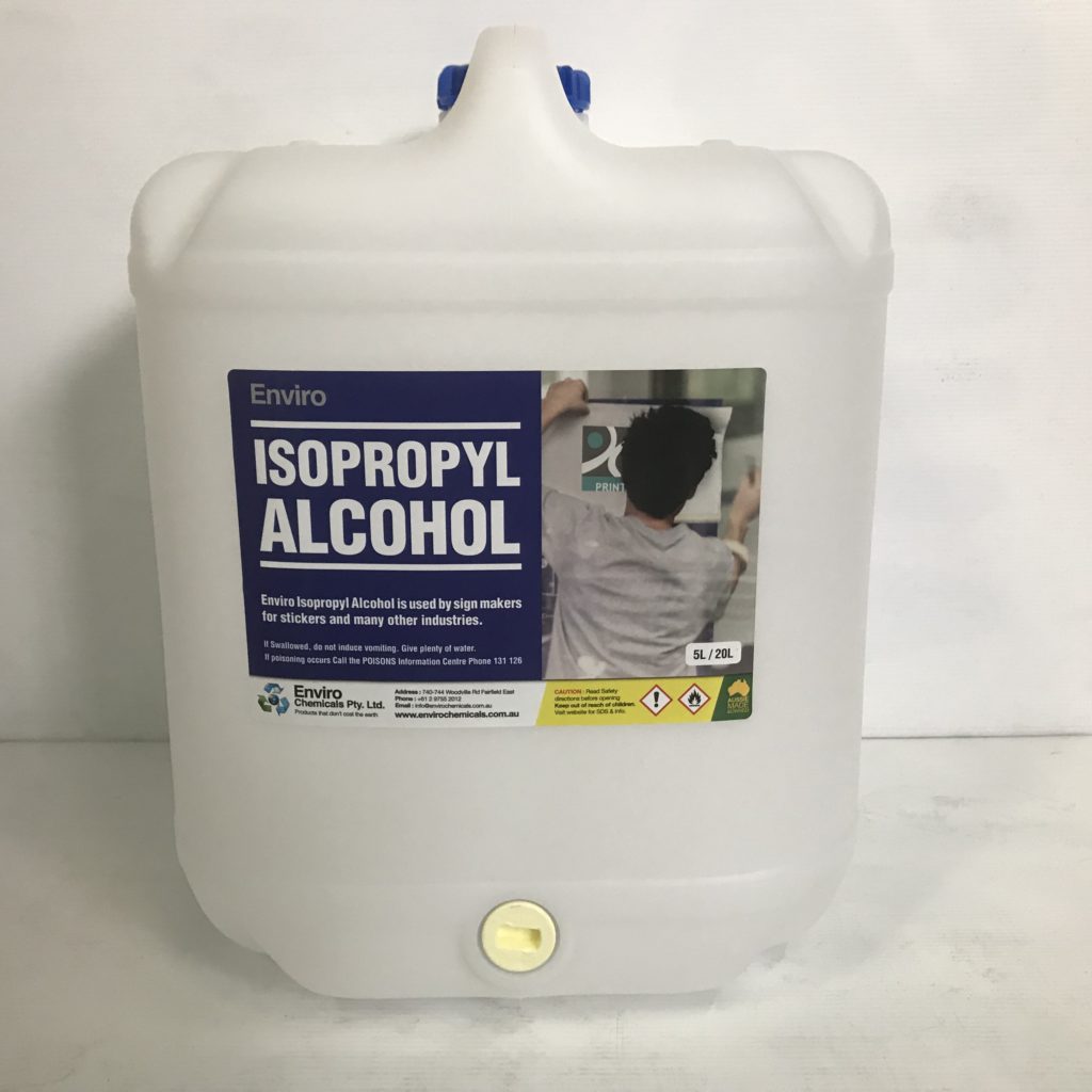 Enviro Isopropyl Alcohol IPA Enviro Chemicals Cleaning Supplies