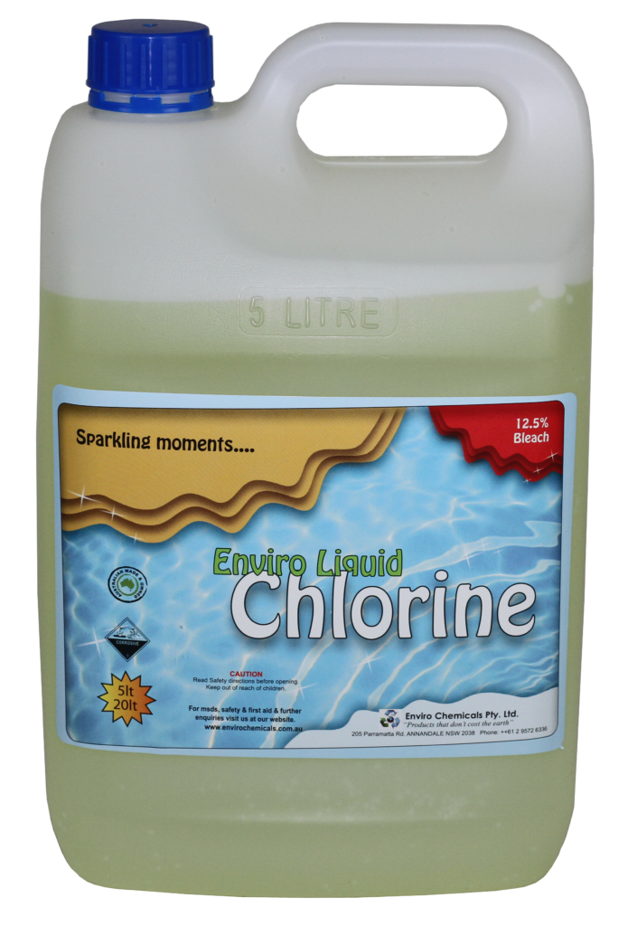 LIQUID CHLORINE 12.5 % BLEACH – Enviro Chemicals & Cleaning Supplies